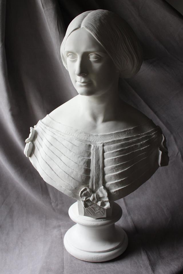 ​Commande Buste de la Comtesse de Quatrebarbes Style Second Empire, ets courtois cedric.